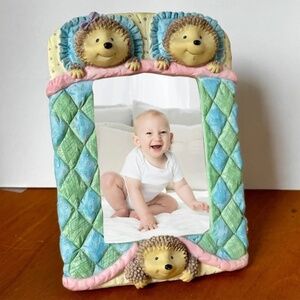 Hedgehog Family Frame, New Parents, Baby Gift